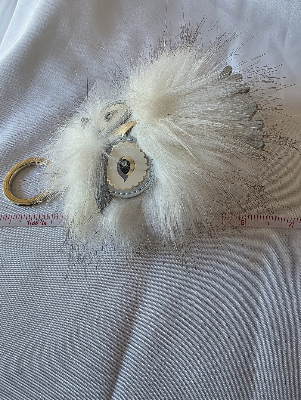 NWT Kate Spade New York Furry Owl Bag Charm Keychain - Picture 8 of 8